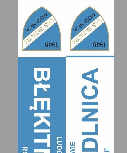 Szalik LKS Błękitni Modlnica